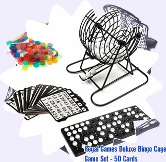 Cage bingo game set